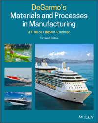 DeGarmo's Materials and Processes in Manufacturing, 13th Edition
